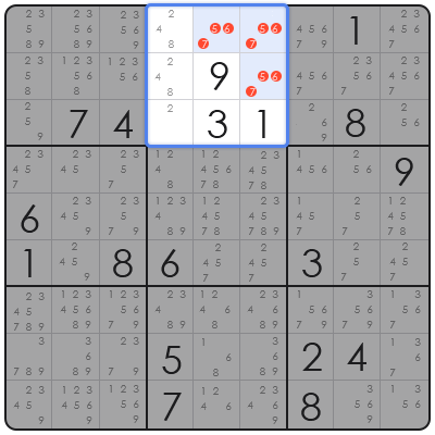 sudoku packing method
